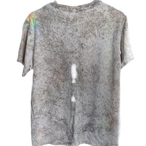 Lululemon SHORT SLEEVE T-SHIRT Cirrus Wash White Opal Raw Linen Rover size 6